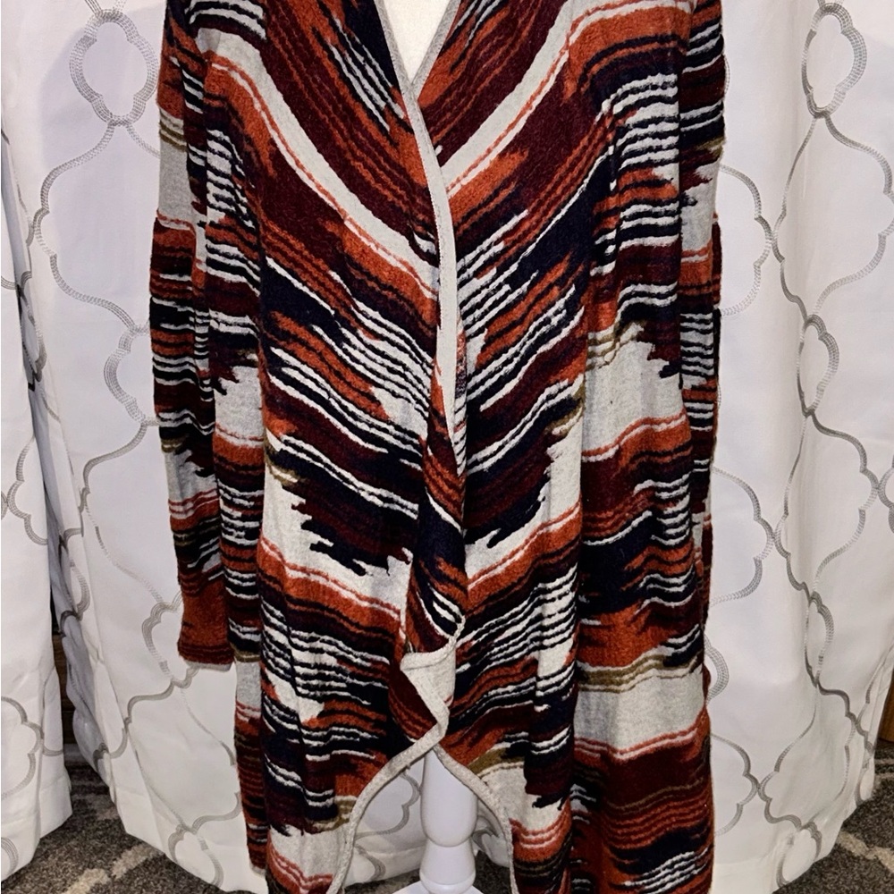 Lucky Brand Multicolor Striped Cardigan